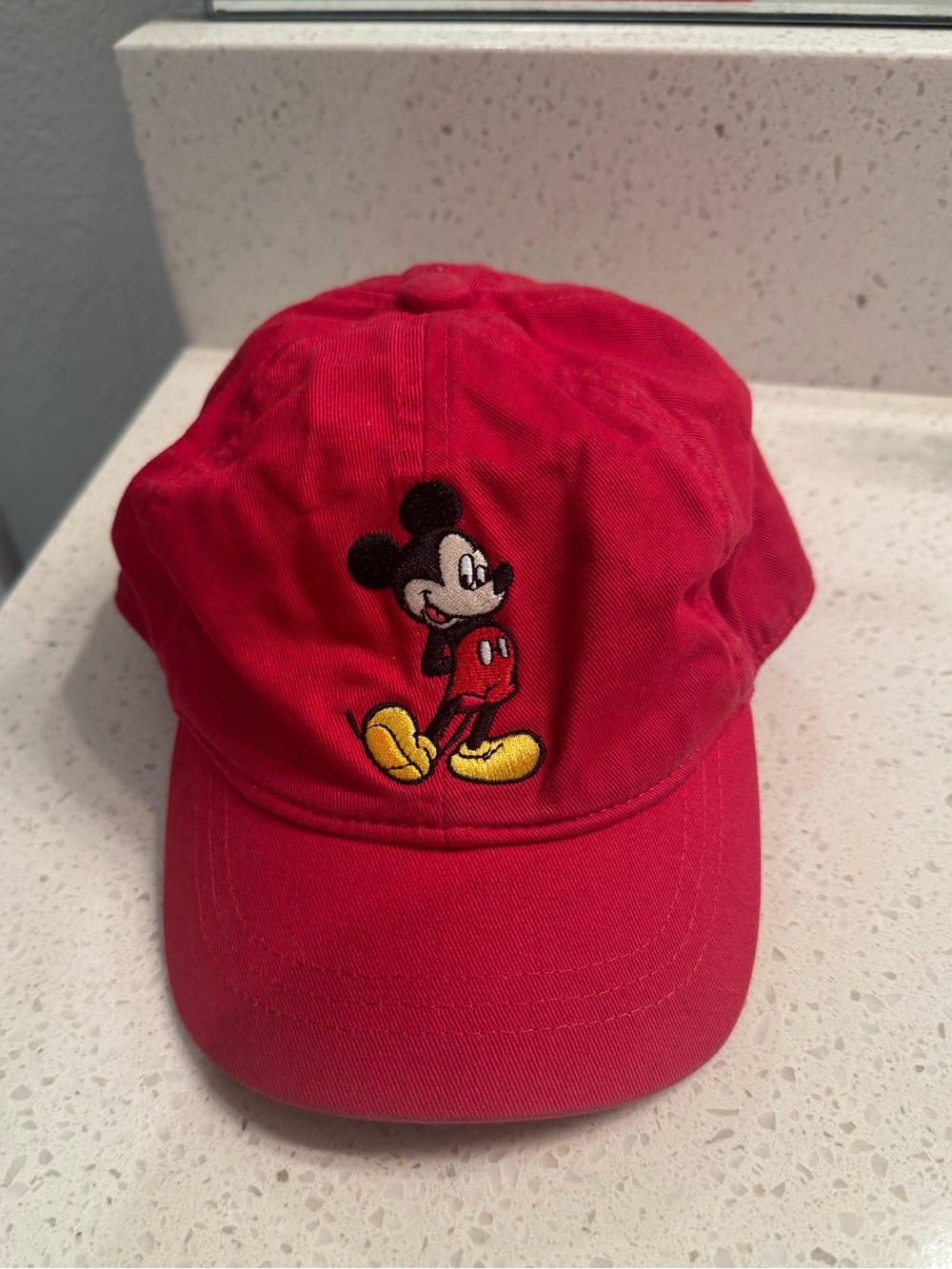 Baby GAP Red Mickey Mouse Embroidered Baseball Cap